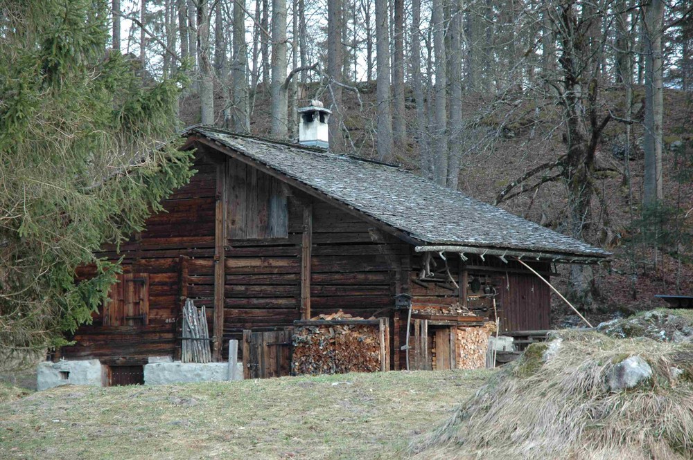 Alphütte im Berner Oberland