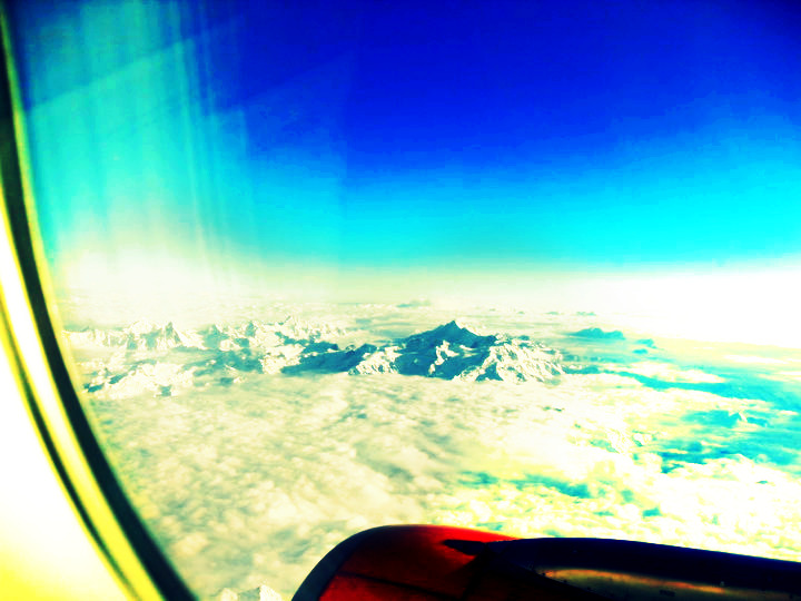 Alpi in volo..
