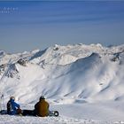 Alpine snowscape