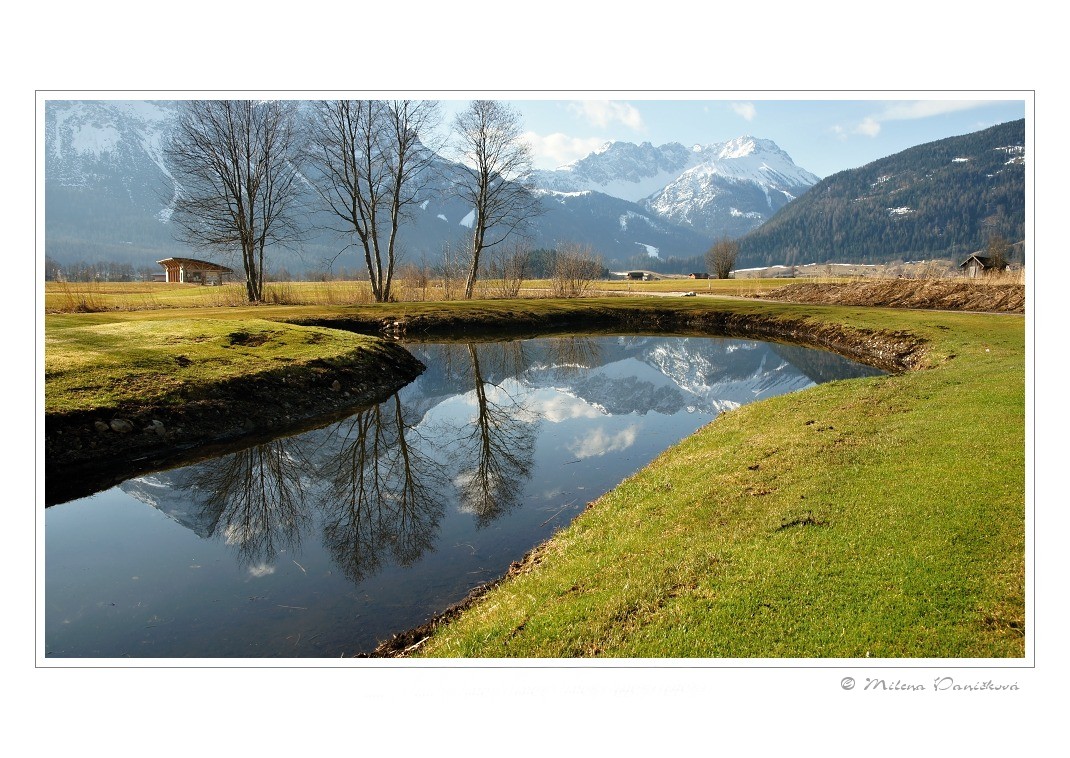 Alpine Spiegelung - Garmisch Partenkirchen