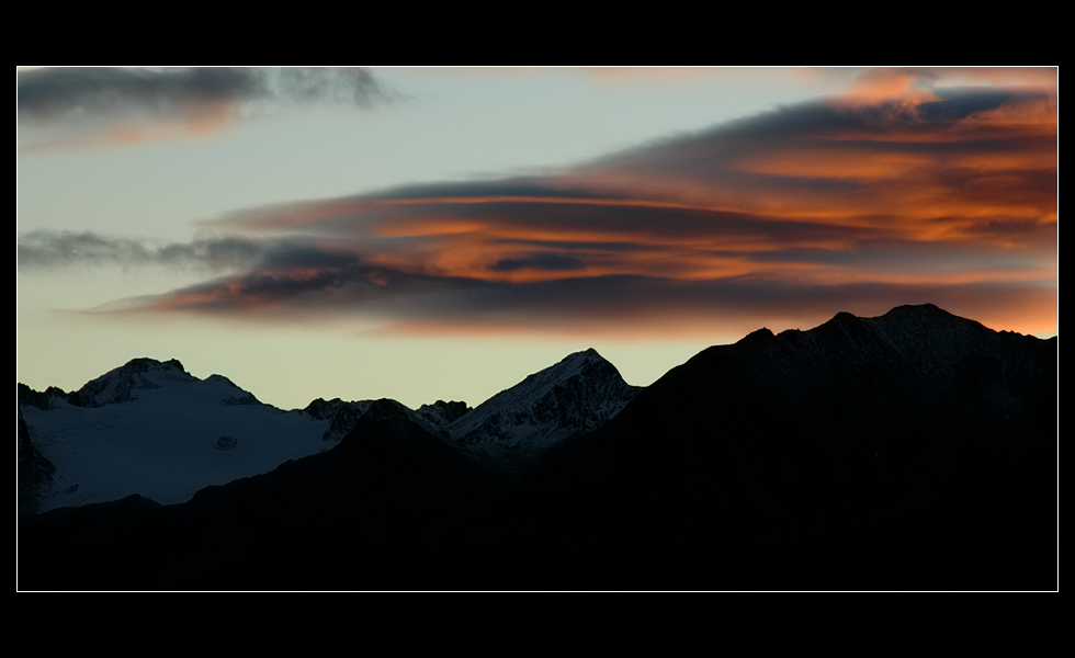 Alpiner Sonnenuntergang II