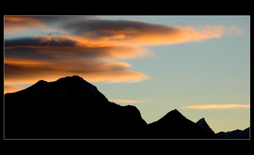 Alpiner Sonnenuntergang III