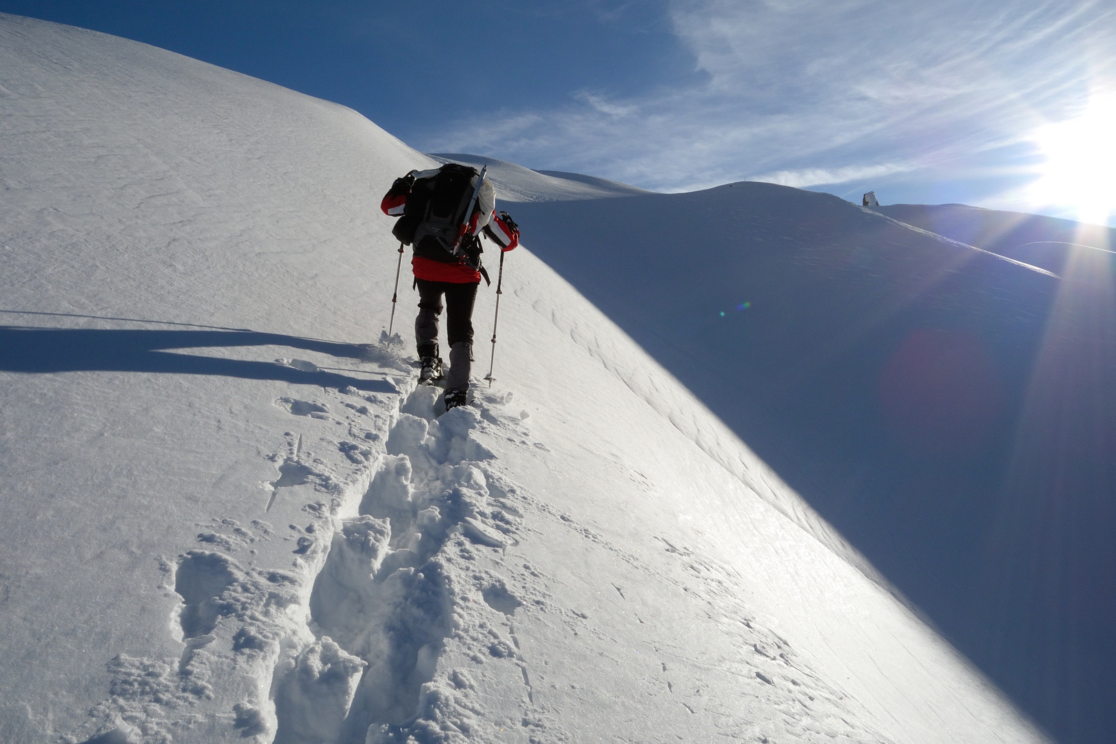 Alpines Schneeschuhbergsteigen