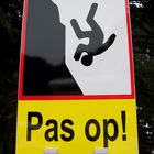 ...alpines Warnschild !