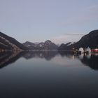 Alpnachersee und die Schweizer Alpen