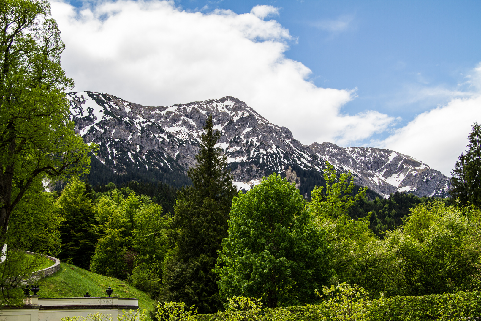 Alps near Linderhof Castle