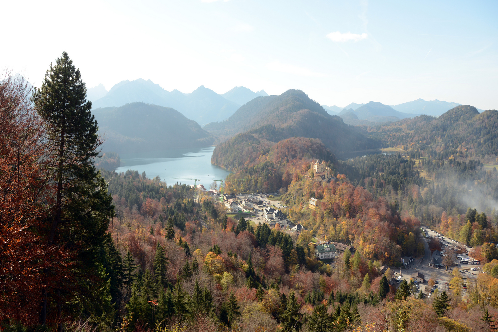 Alpsee bei Schloss Neuschwanstein