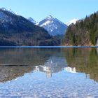 Alpsee bei Schloß Neuschwanstein