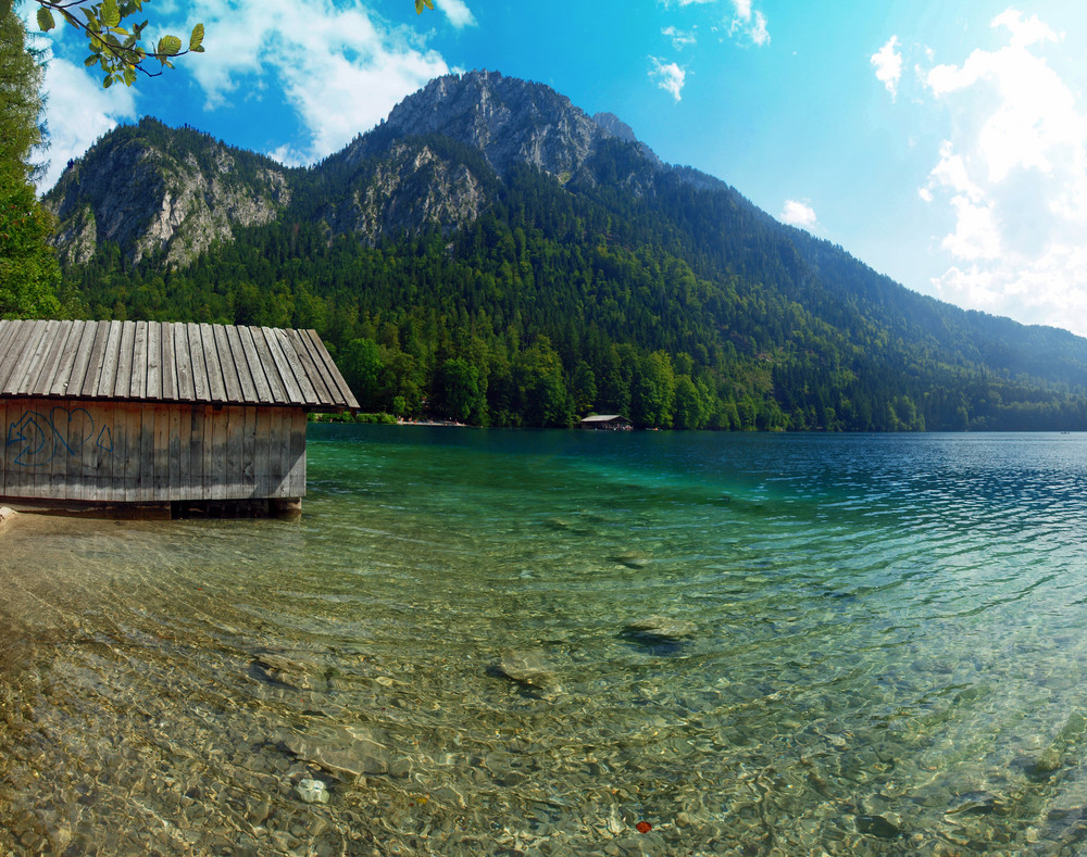 Alpsee bei Schloss Neuschwanstein