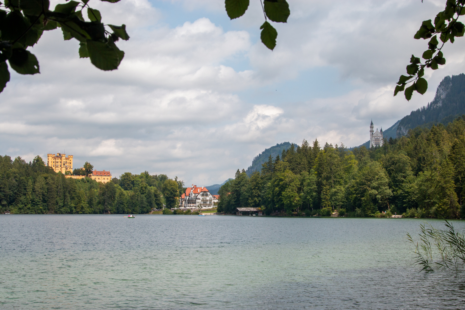 Alpsee mit den 2 Schlössern