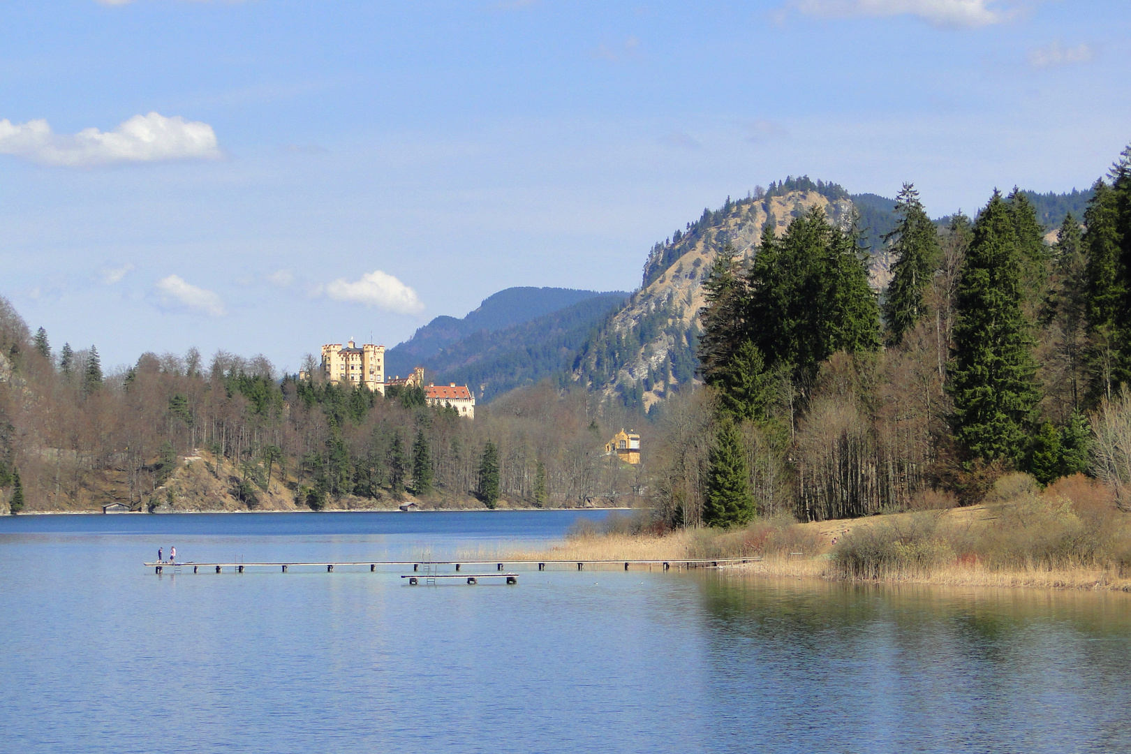 Alpsee mit Schloss Hohenschwangau