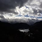 Alpsee mit Wolken