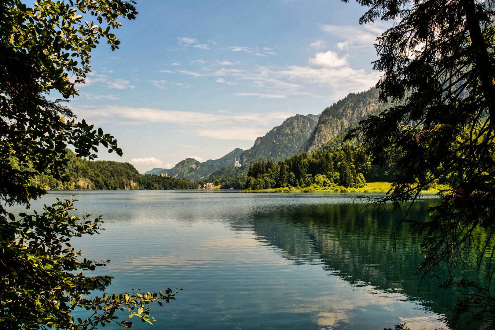 Alpsee und Ludwig II