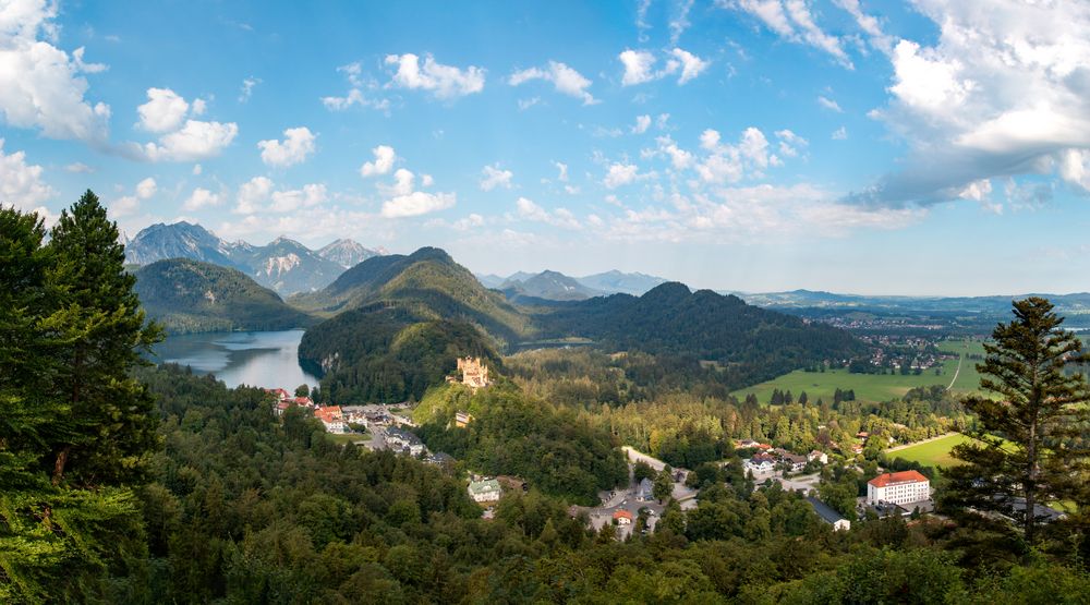Alpsee und Schloss Hohenschwangau