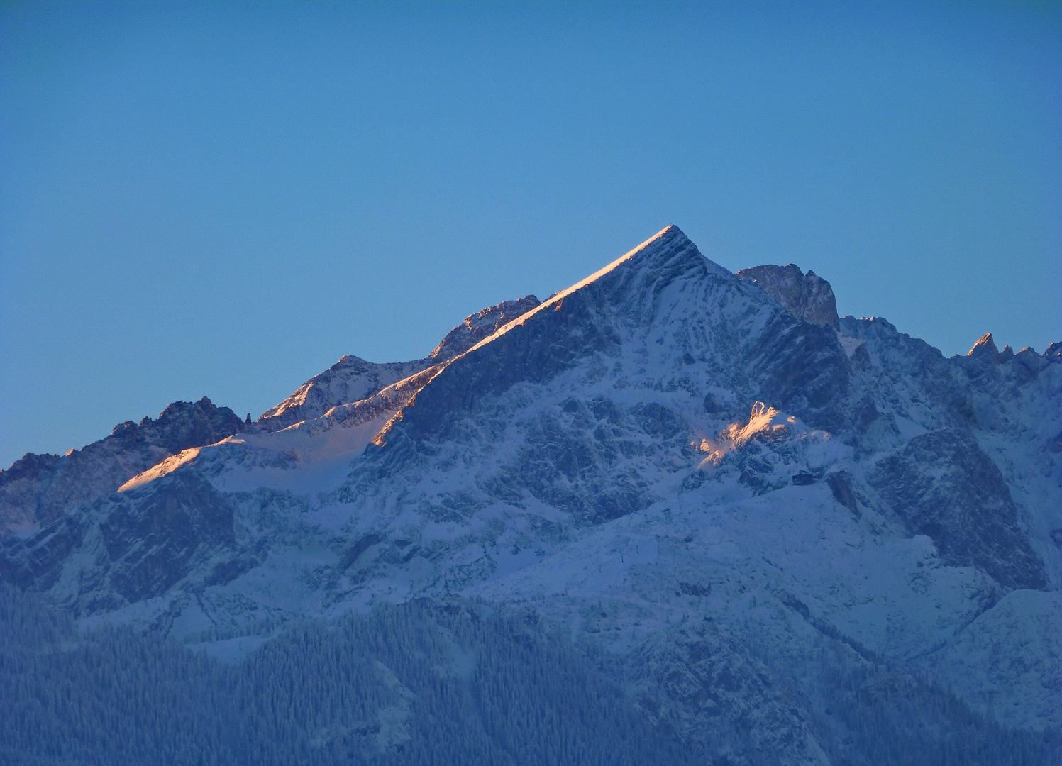 Alpspitze am Neujahrsmorgen...