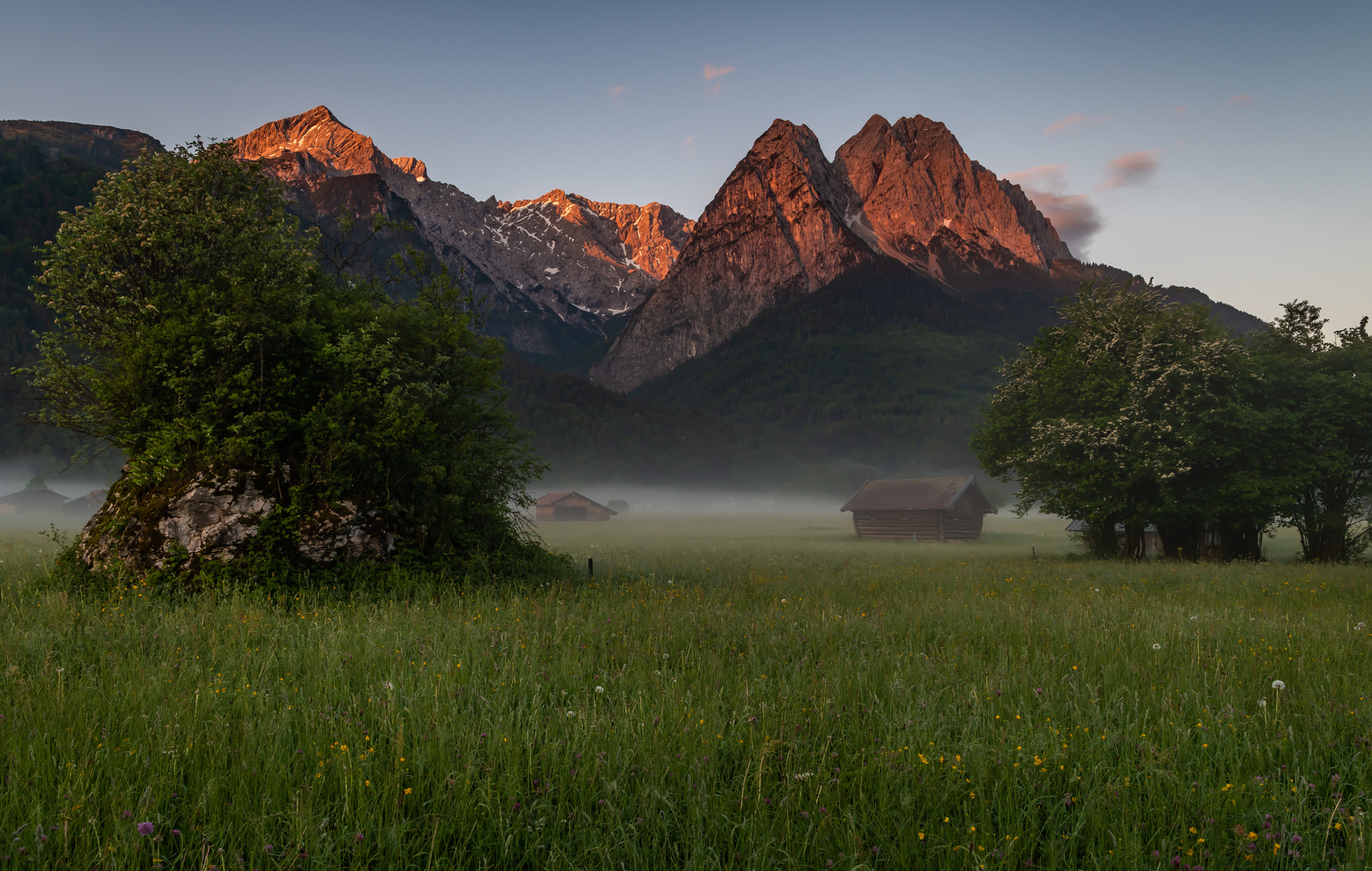 Alpspitze und Waxenstein