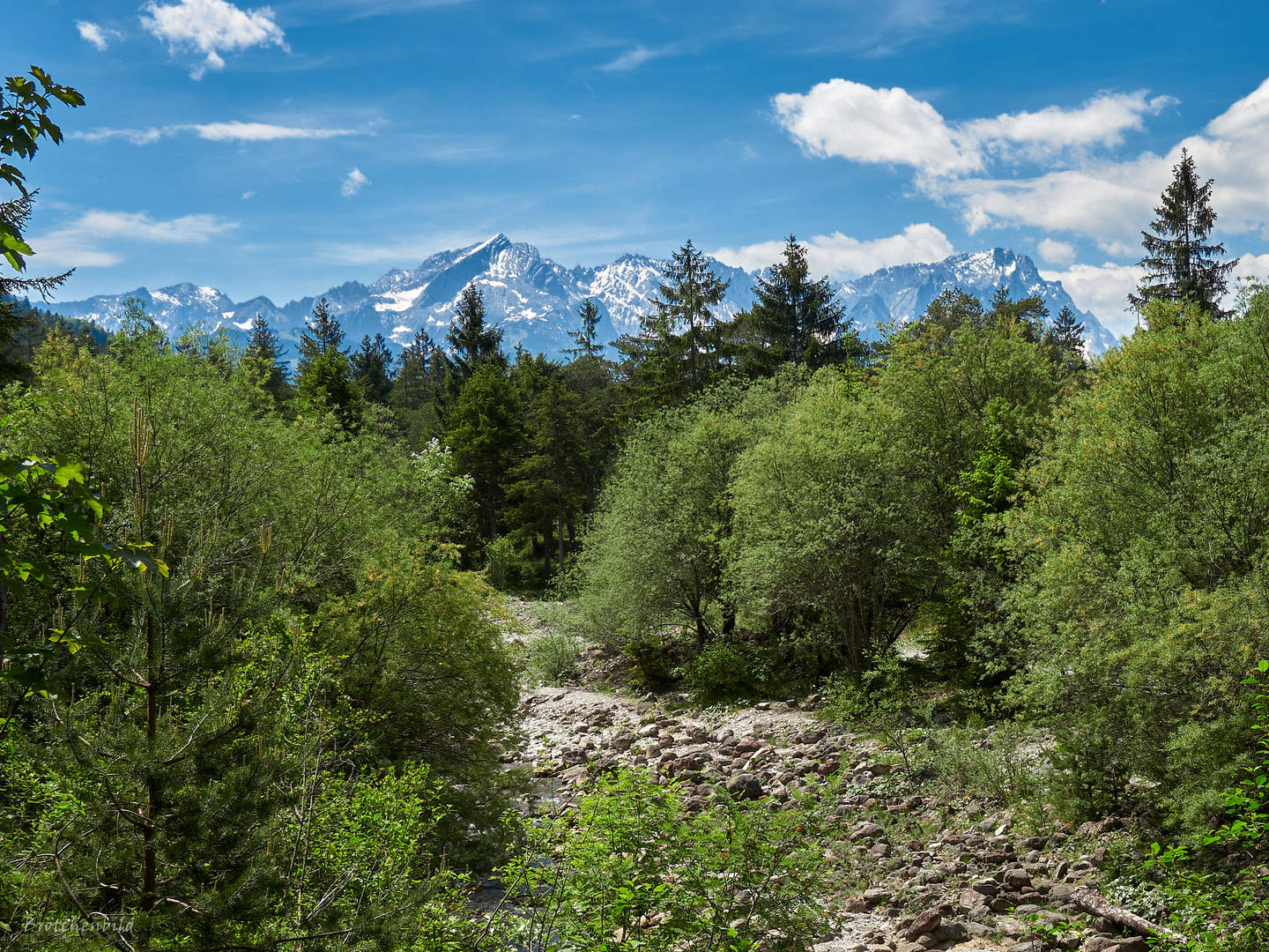 Alpspitze und Zugspitze