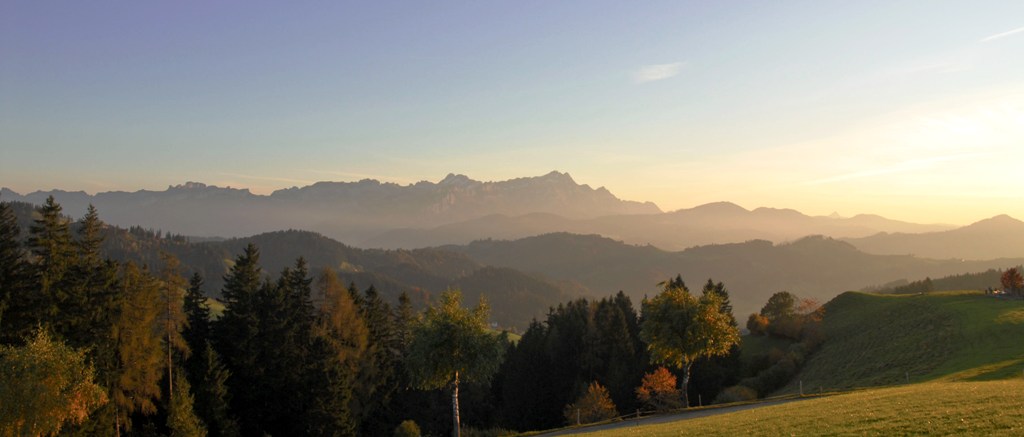 Alpstein im letzten Tageslicht