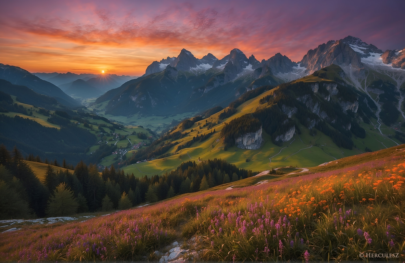 Alpstein Sunset