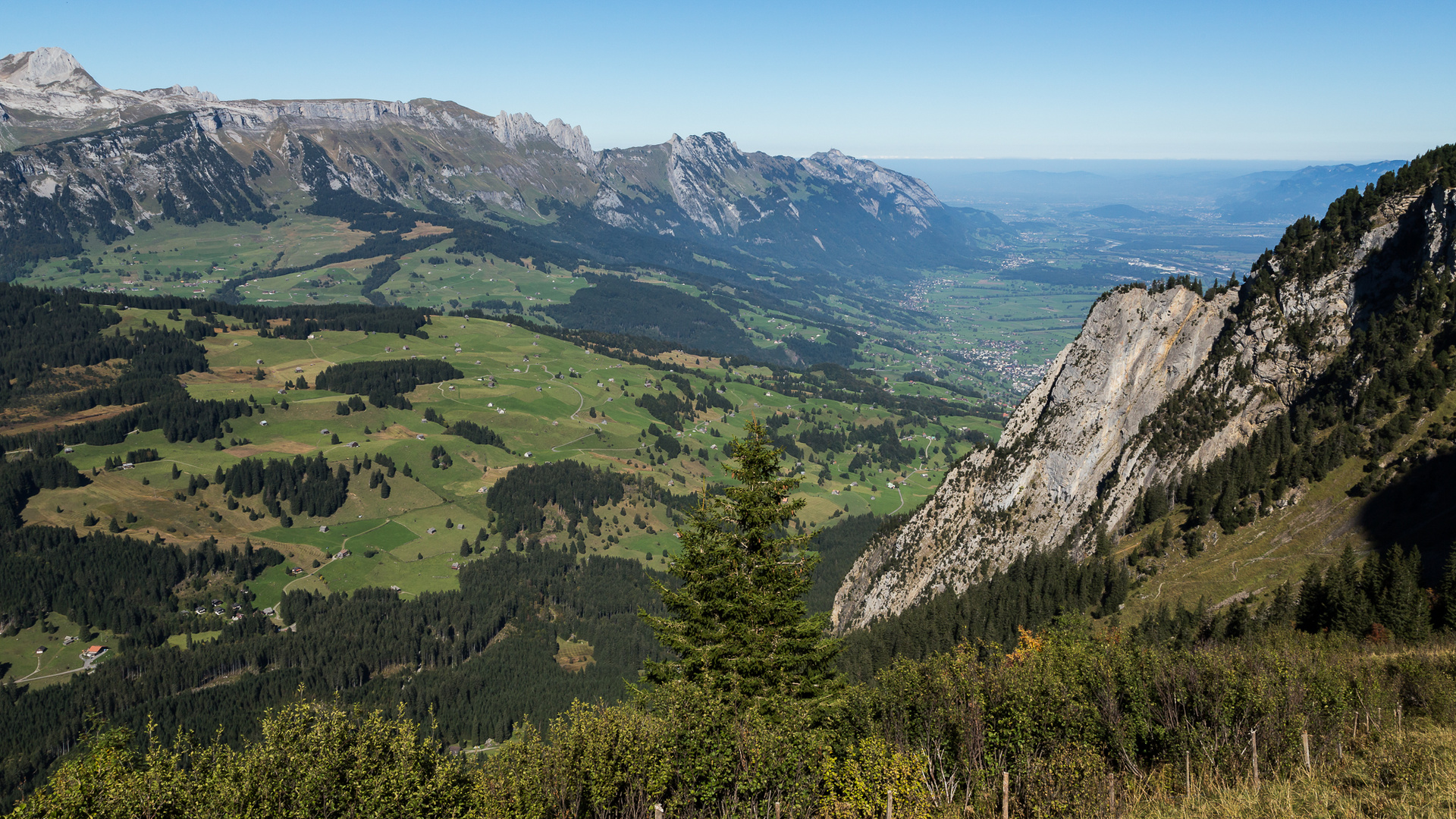 Alpstein und Rheintal