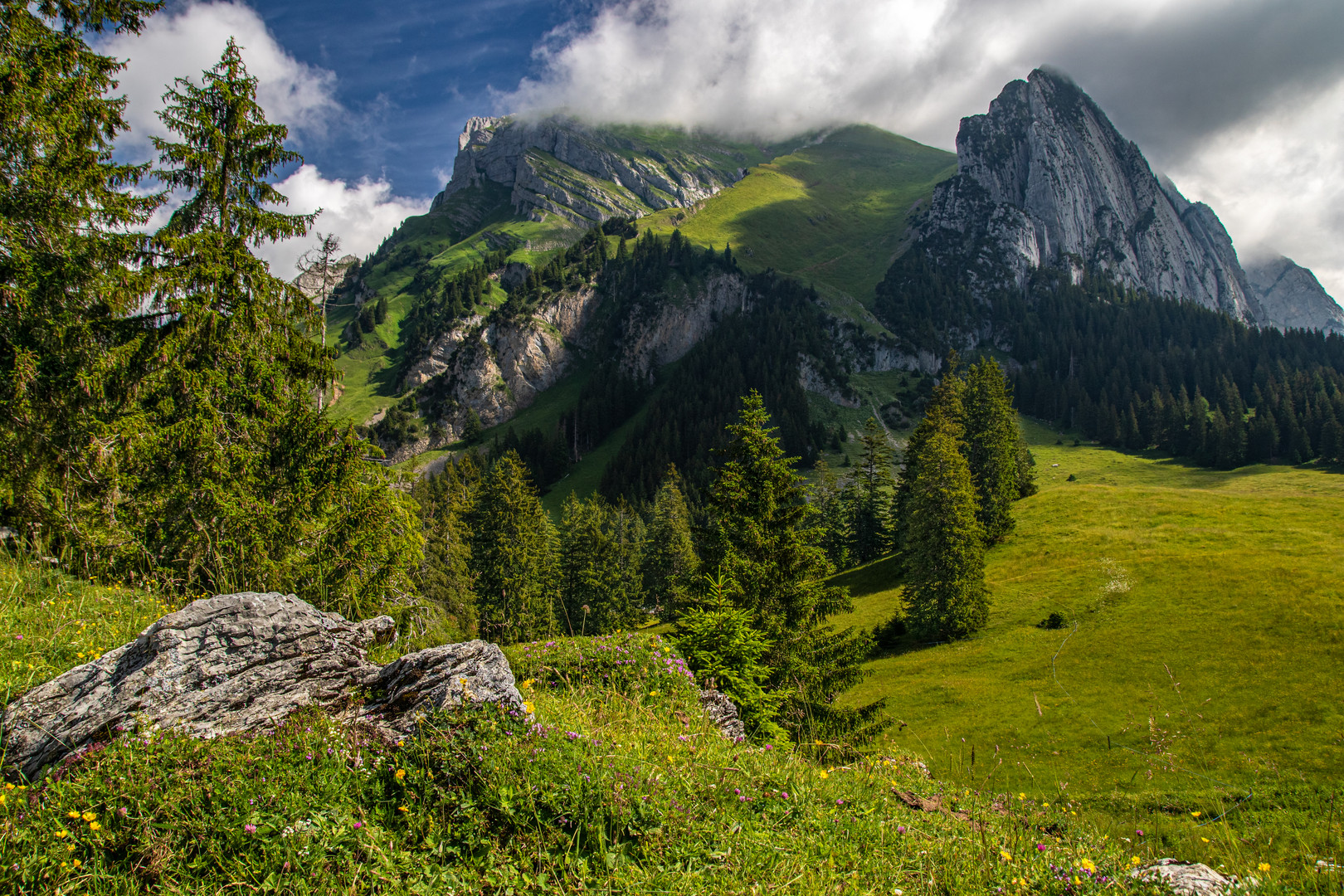 Alpsteingebiet rund um den Säntis