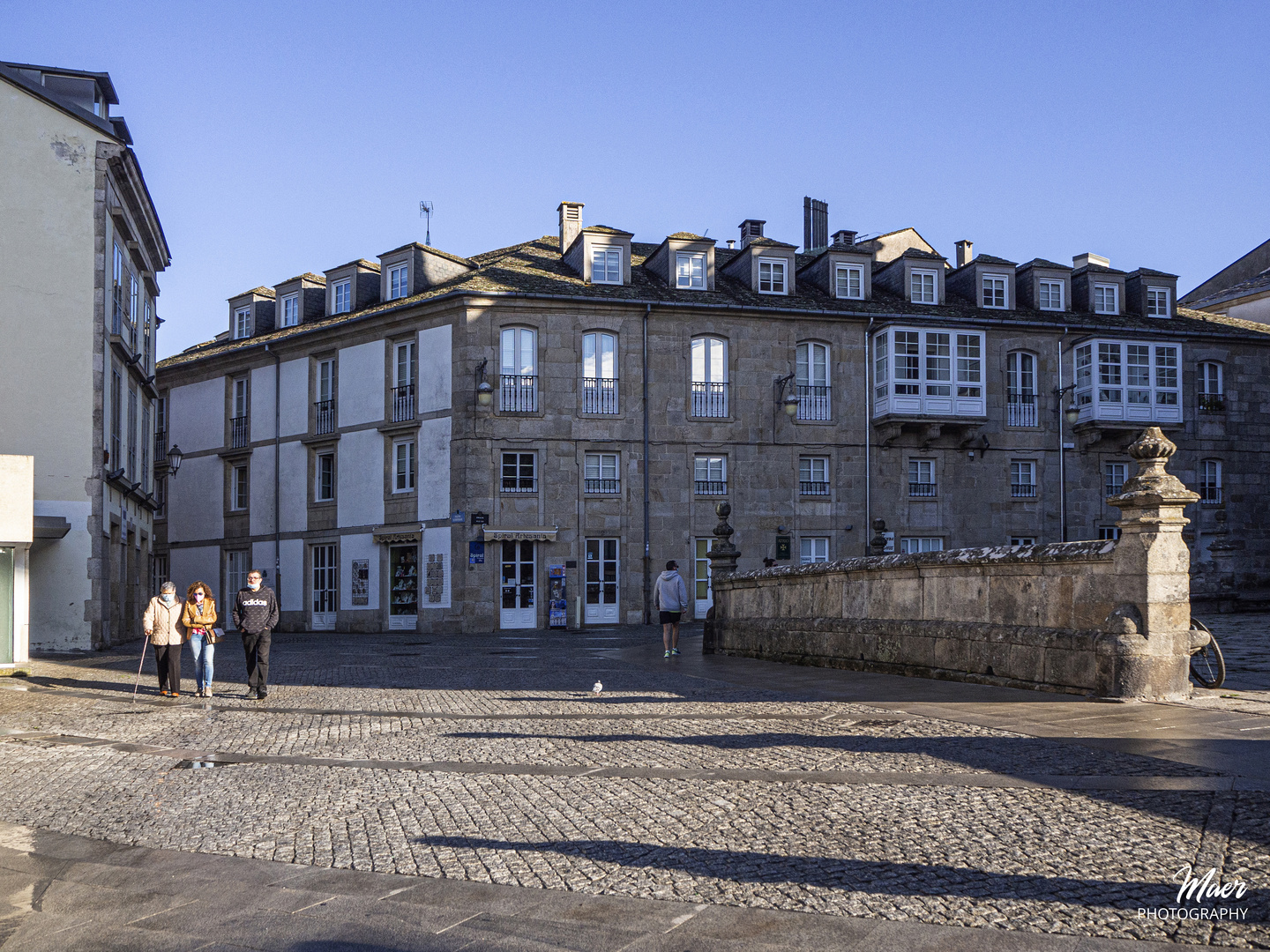 Alrededores de La Catedral de Lugo.