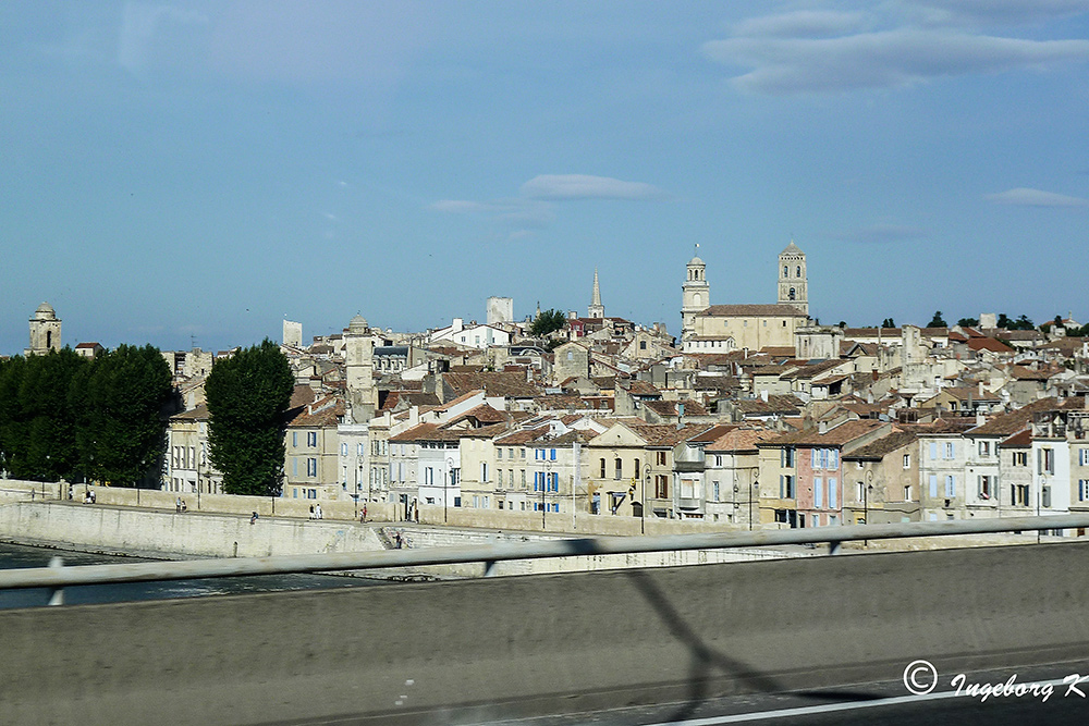 Alres - Altstadt von der Rhonebrücke aus gesehen