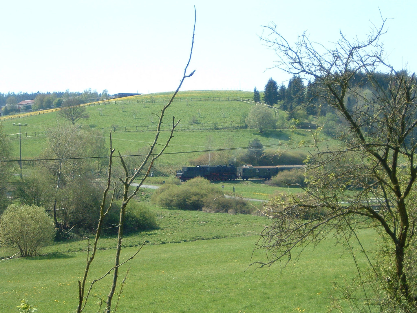 Als auf der Aartalbahn noch MuseumsDampfbetrieb möglich war.............(2)