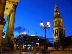 Als de avond is gevallen - Grote Markt Groningen