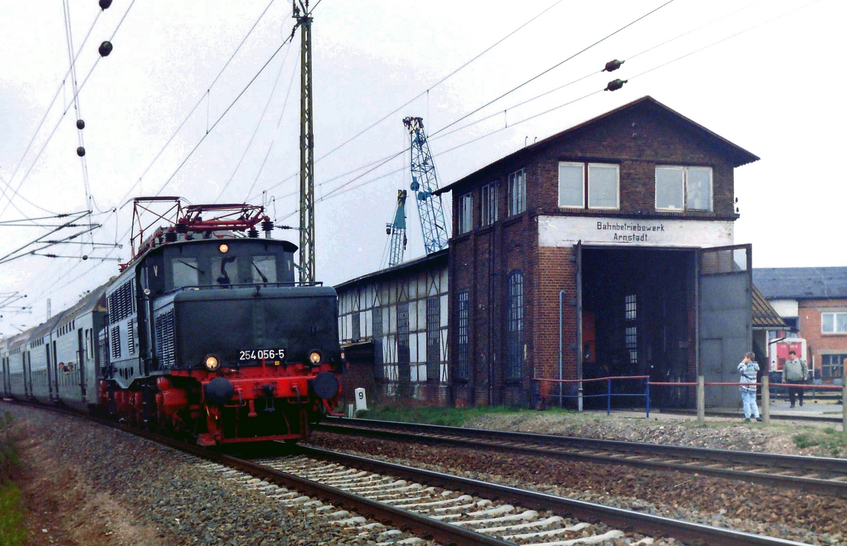 Als der Bahnhof Arnstadt ...