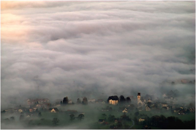 Als der Nebel sich Schübelbach schnappte