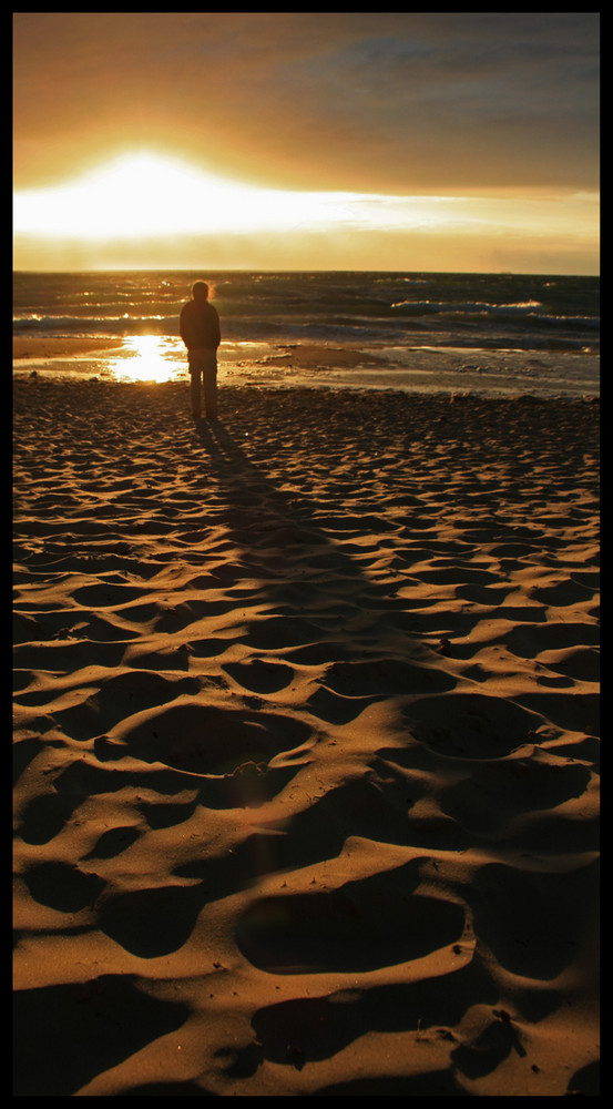 Als der Schatten den Sand berührte...