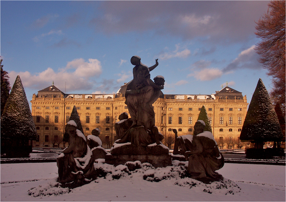 als der Schnee noch da war,das war im Winter...