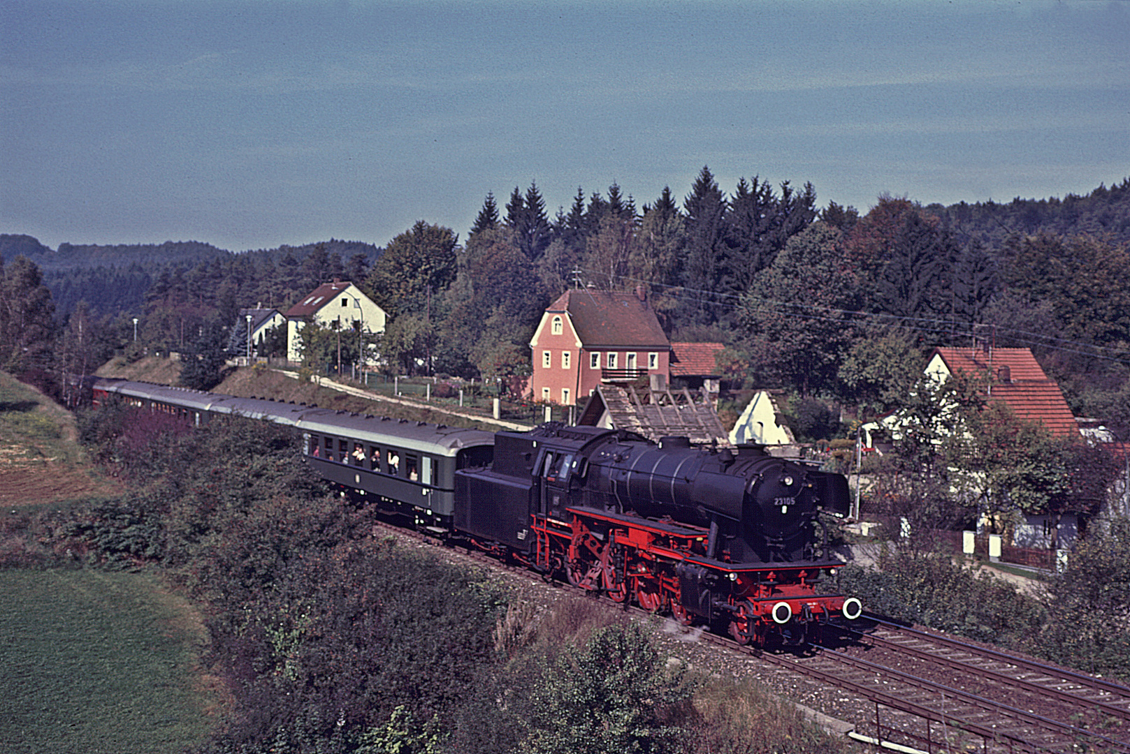 Als die Dampflok 23 105 noch fuhr