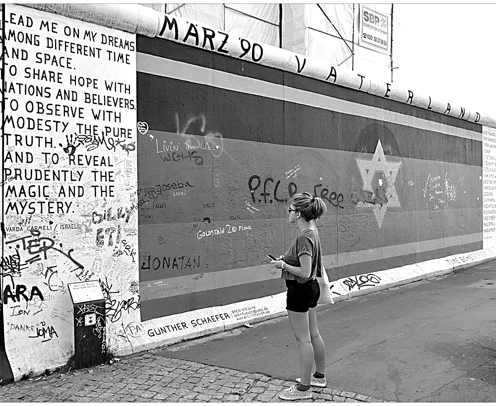 ...als die mauer zum mahnmal wurde...