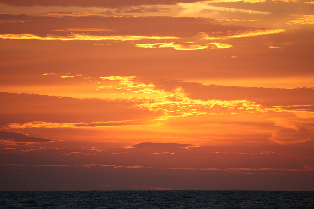 Als die Sonne im Meer versank !?