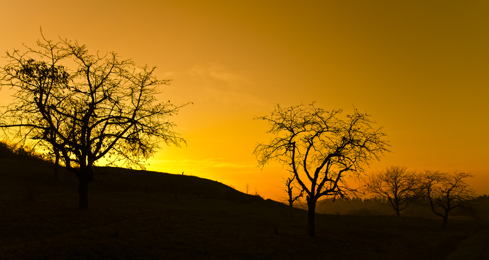 als die Sonne unterging