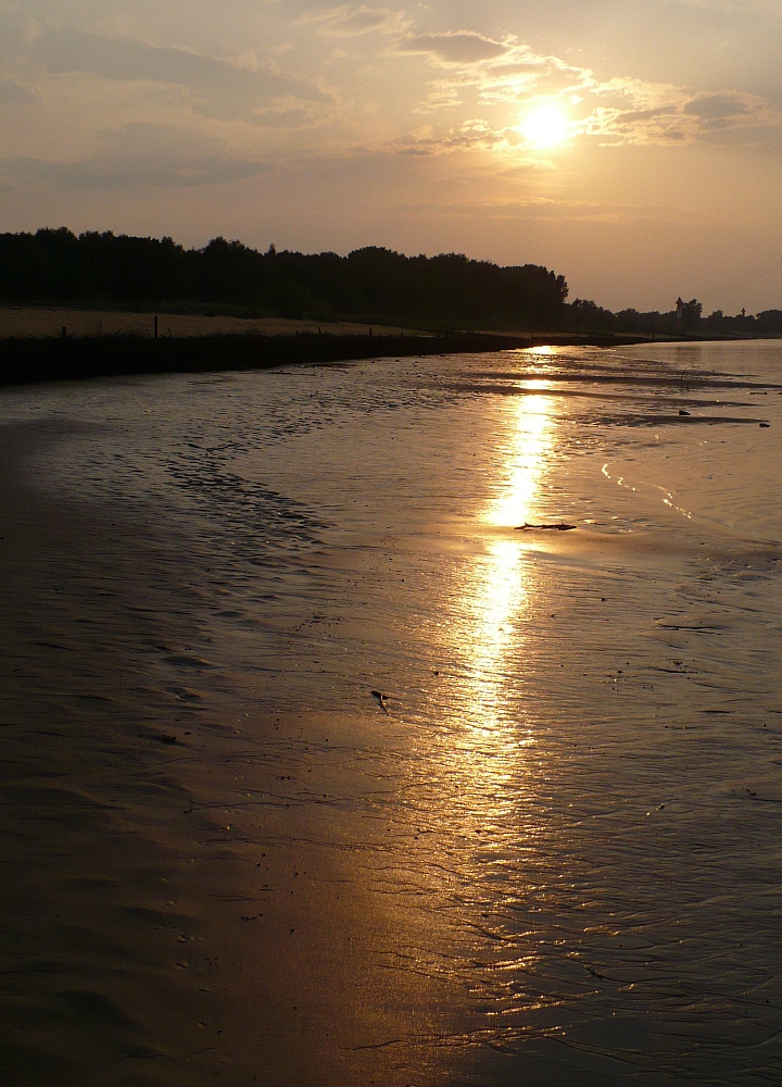 Als die Sonne vor Warfleth im Meer versank ...