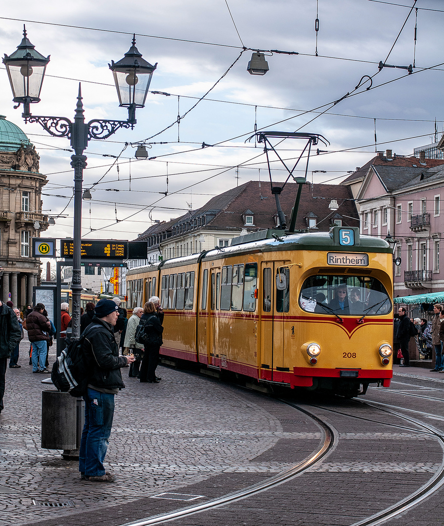 Als die Trambahn noch durch die Kaiserstraße fuhr - II -