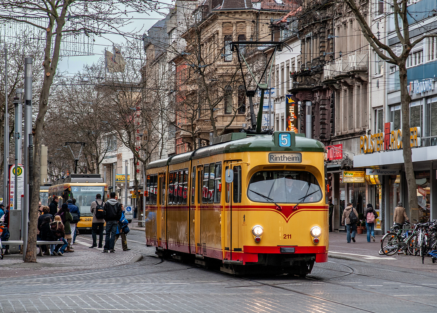 Als die Trambahn noch durch die Kaiserstraße fuhr - IV -