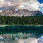 Als die Welt am Karersee, Lago di Carezza noch in Ordnung war