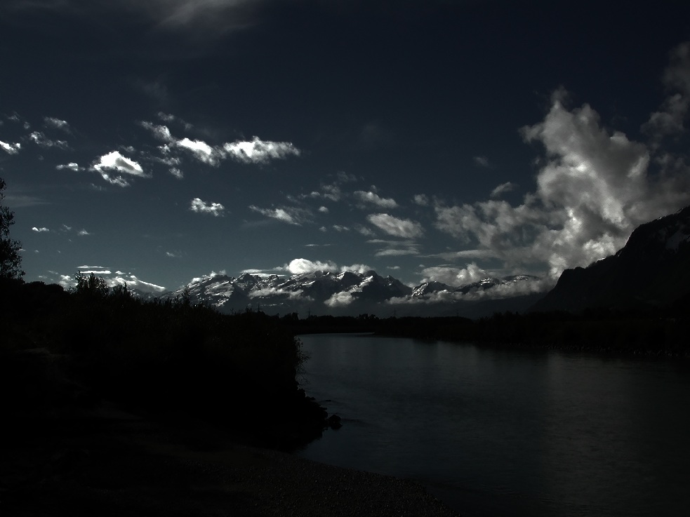 Als ein paar Wolken aufgekommen sind....