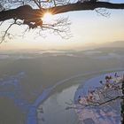 Als es auch im Winter von Dieser Basteiaussicht noch Freude machte...