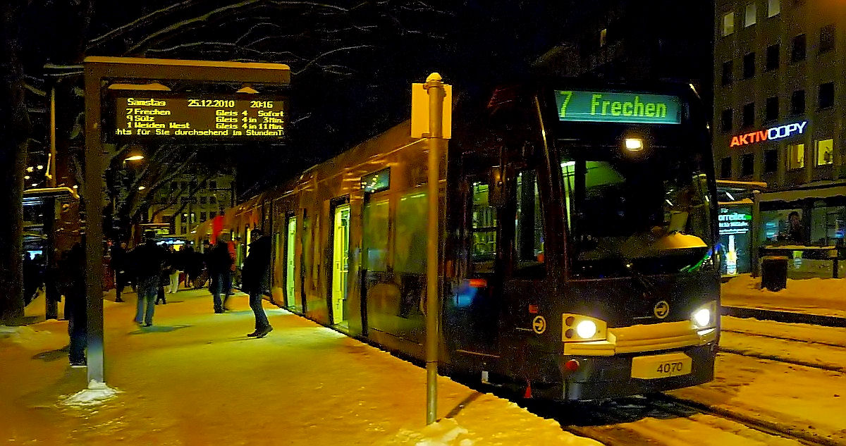 Als es in Köln noch Schnee gab