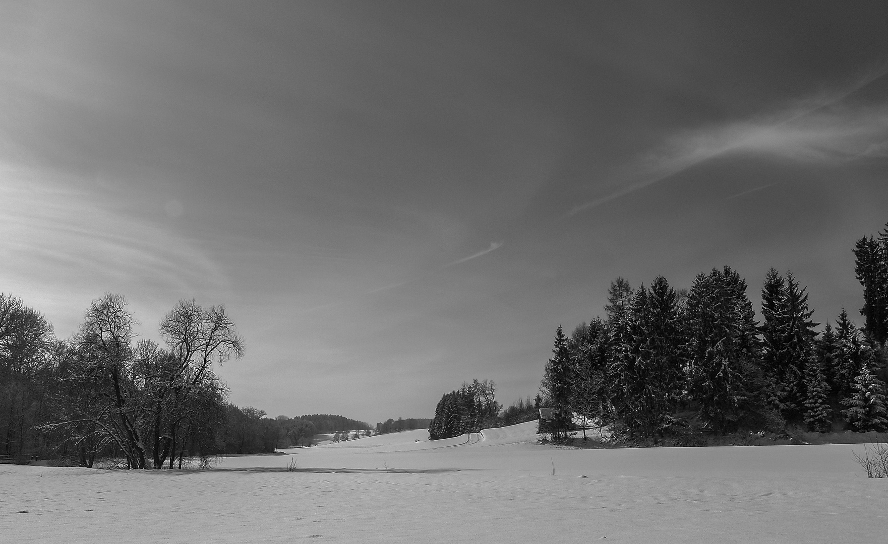 als es noch Schnee gab