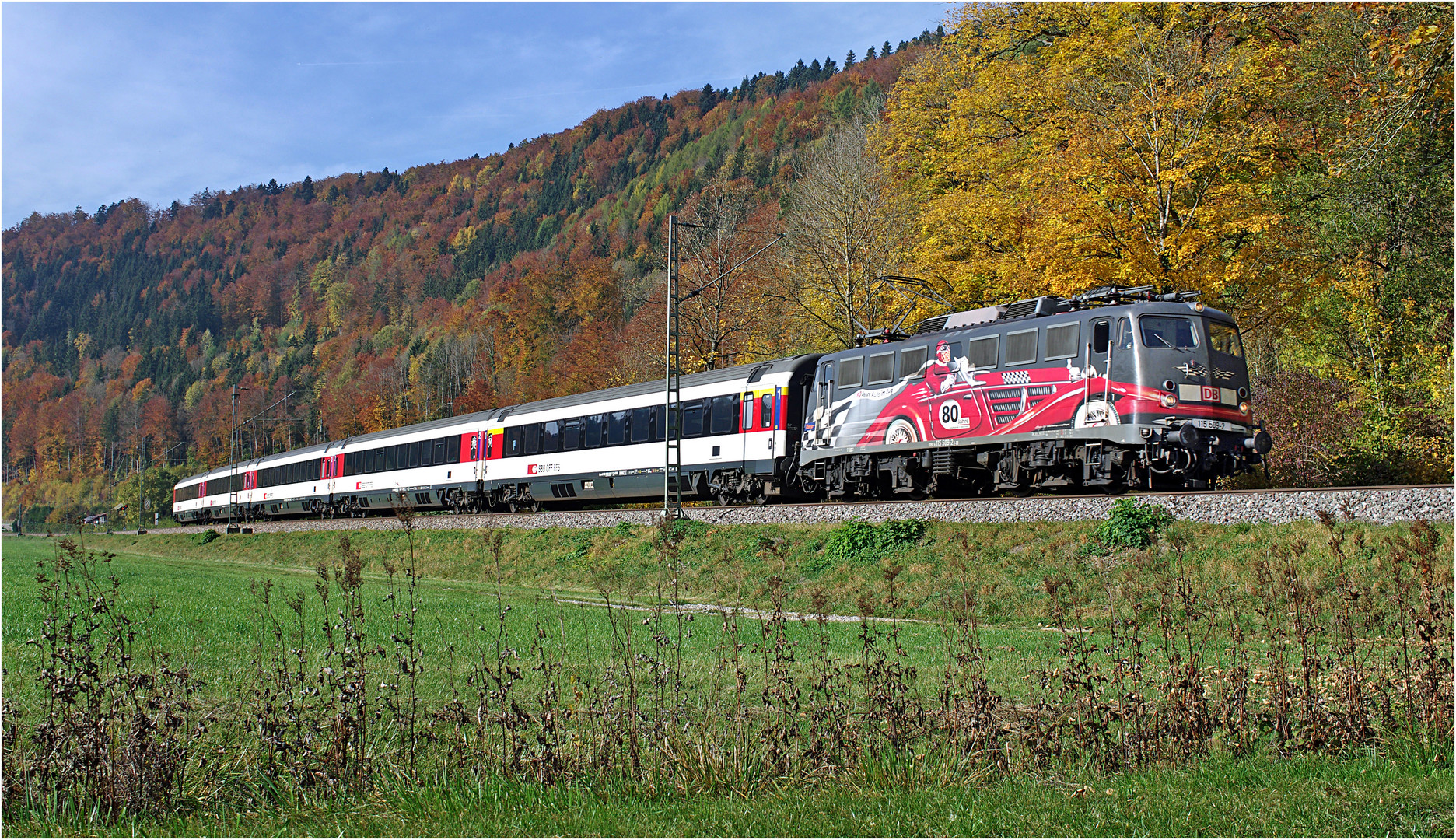 Als Feuerwerk Foto &amp; Bild | dampf-, diesel- und e-loks, eisenbahn