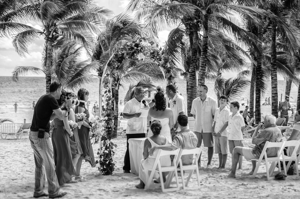 Als Hochzeitsfotograf am Strand von Mexiko - Playa Del Carmen