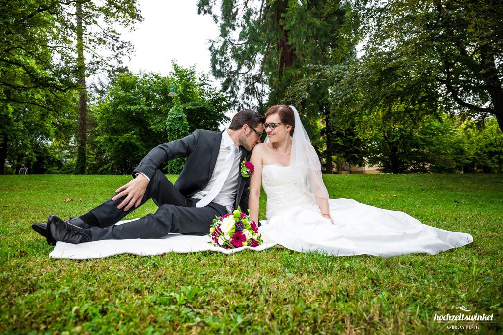 Als Hochzeitsfotograf im Stadtpark Emmendingen