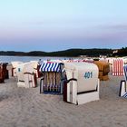 Als idie Strandkörbe nur abends leer waren