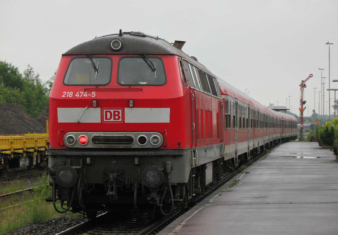 Als in Cuxhaven noch die 218 fuhren